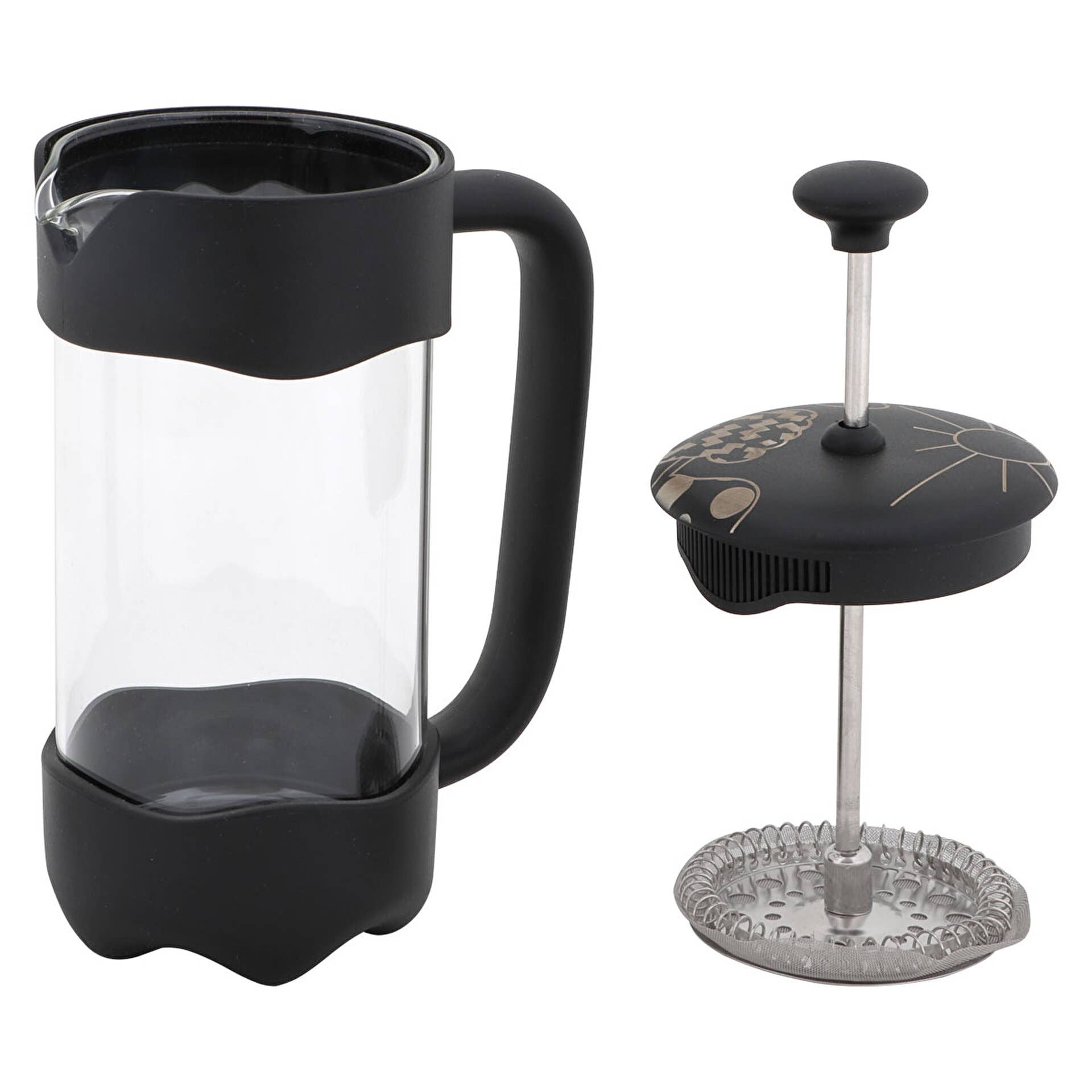 Biggbrands - Vendita all'ingrosso Caffettiere French press - Qualsiasi Mattina FY92 Caffettiera a Stantuffo per Caffè e Tè 11 oz (350 ml)3