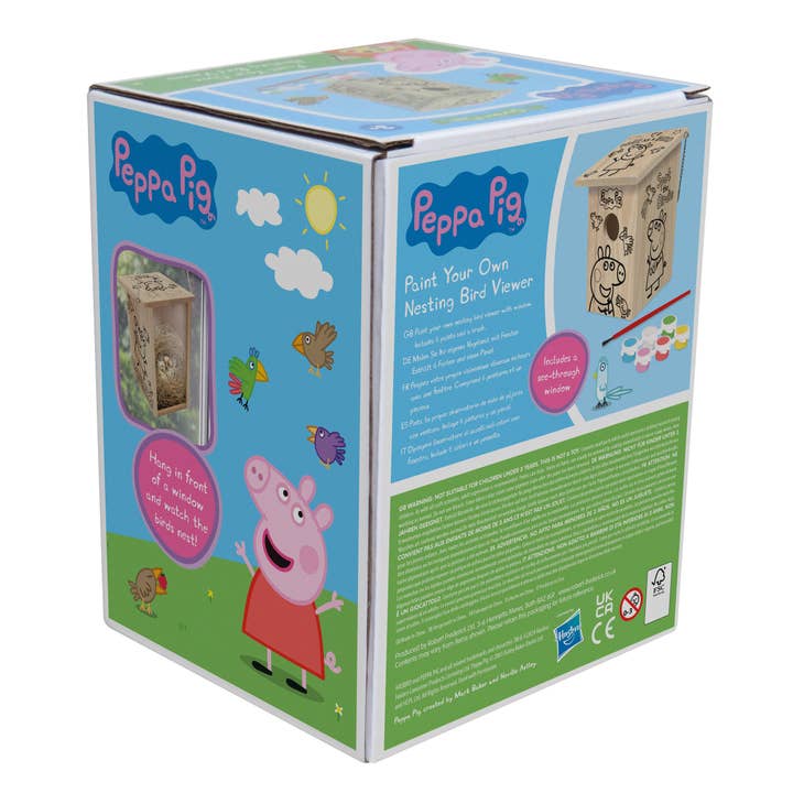 Robert Frederick Ltd - Vente Nichoir - Peppa Pig Peignez votre propre oiseau de nidification7