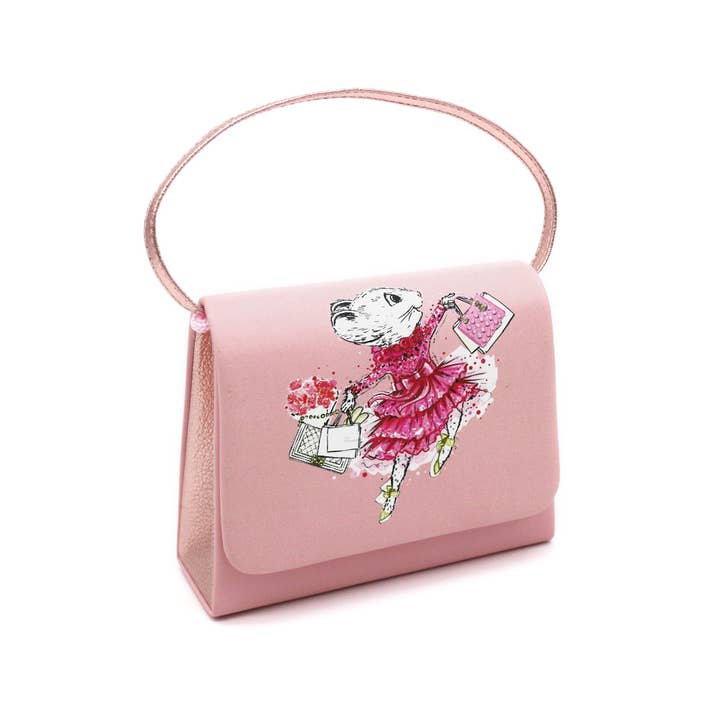 Pink Poppy USA - Wholesale Shoulder Bag - Kids - Claris Fashion Mini Handbag in Pink | Pack of 2