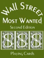 Wall Street Most Wanted Spielkarten für den Großhandel von Midwest Novelty / Parody Productions
