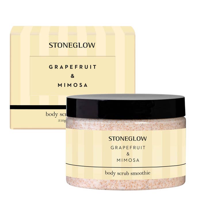 Modern Classics - Grapefruit & Mimosa - Körperpeeling-Smoothie für den Großhandel von Stoneglow Candles