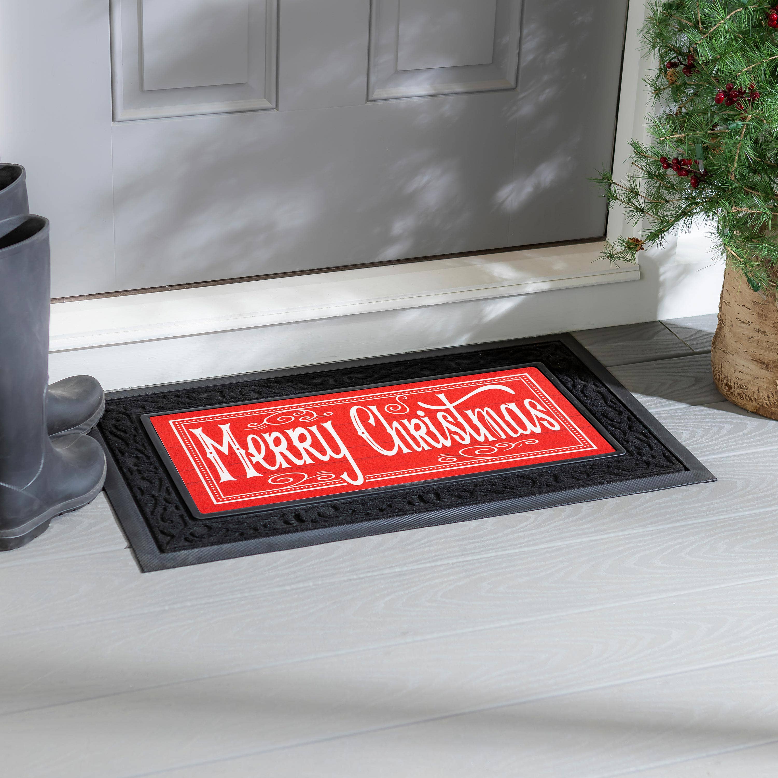 Evergreen Enterprises - Wholesale Door Mat - Quaint Merry Christmas Sassafras Switch Mat0