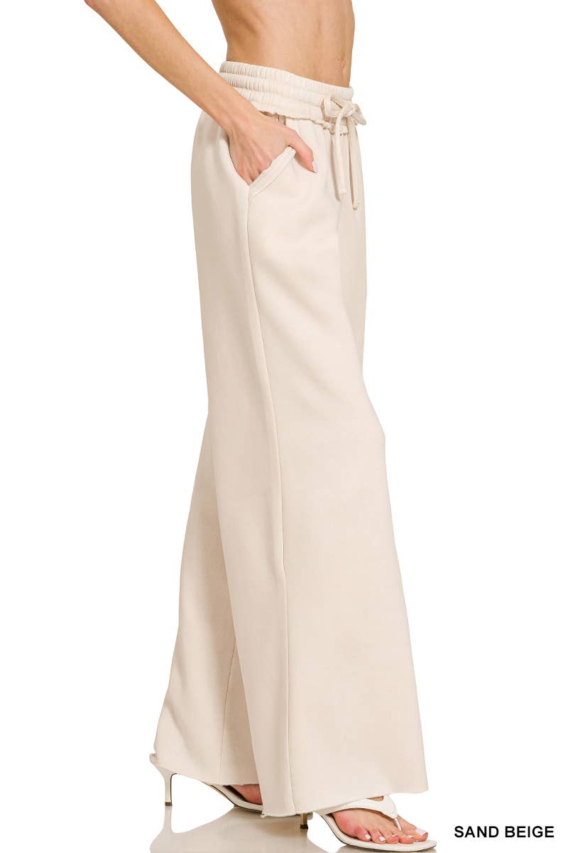 42POPS - Venta al por mayor Pantalones - Mujer - ._ 0904 Pantalones de chándal de felpa con lavado ácido y bolsillos SI-2683219