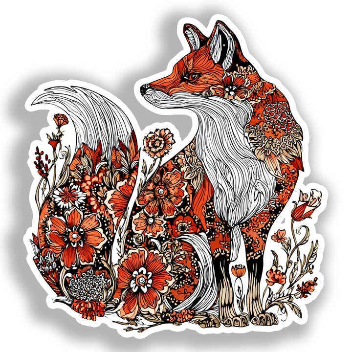 Fox Decal Sticker # A018521 for wholesale by Yoonek Graphics