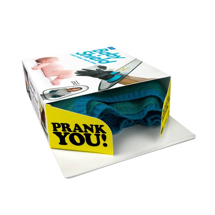 Prank-O - Wholesale Fopcadeautje/hebbedingetje - Prank geschenkdoos Baby Shield