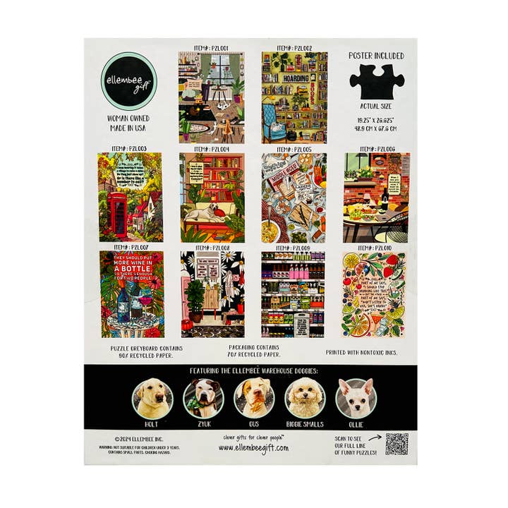 ellembee gift - Wholesale Puzzle - Adult - Wallet Glasses Keys -1000 piece soft touch Jigsaw Puzzle