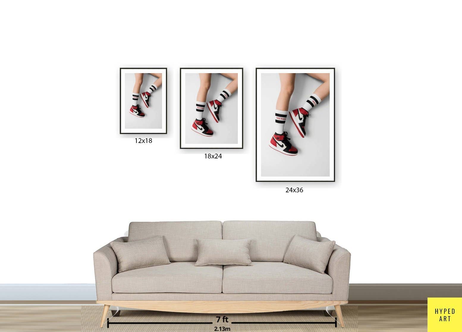HYPED ART – wholesale Poster – "Air" Jordan Quote Wall Art3