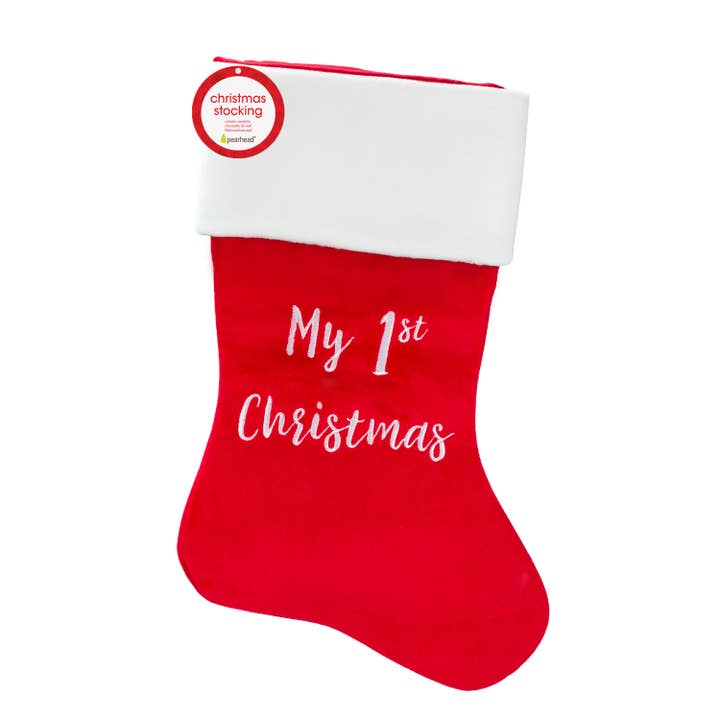 Pearhead - Wholesale Holiday Stocking - My 1st Christmas Holiday Stocking
