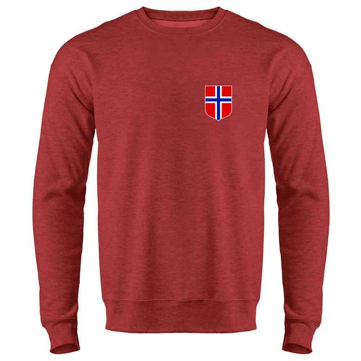 Pop Threads – Engroshandel T-shirt – til mænd – Norge Fodbold Retro Landsholdstrøje Norsk Langærmet
