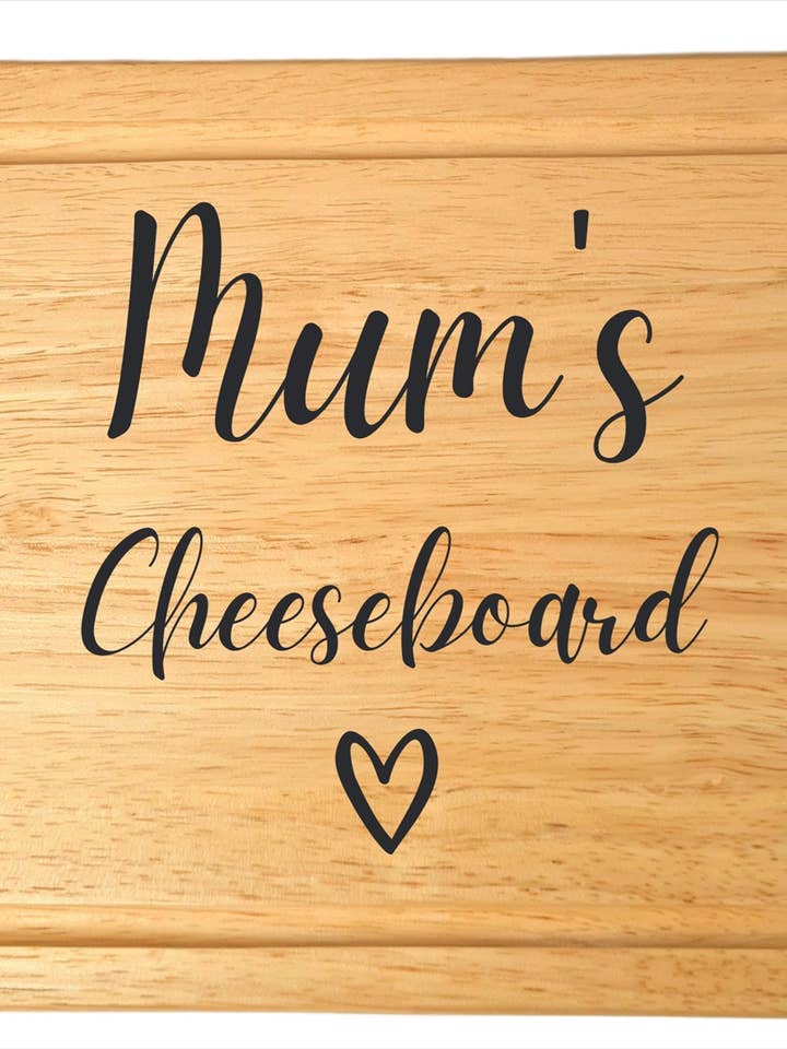 Second Ave Mum's Cheeseboard Kitchen Rectangle Chopping Board Cheese Board Birthday Xmas Mother's Day Gift for wholesale by Second Ave Gift Company