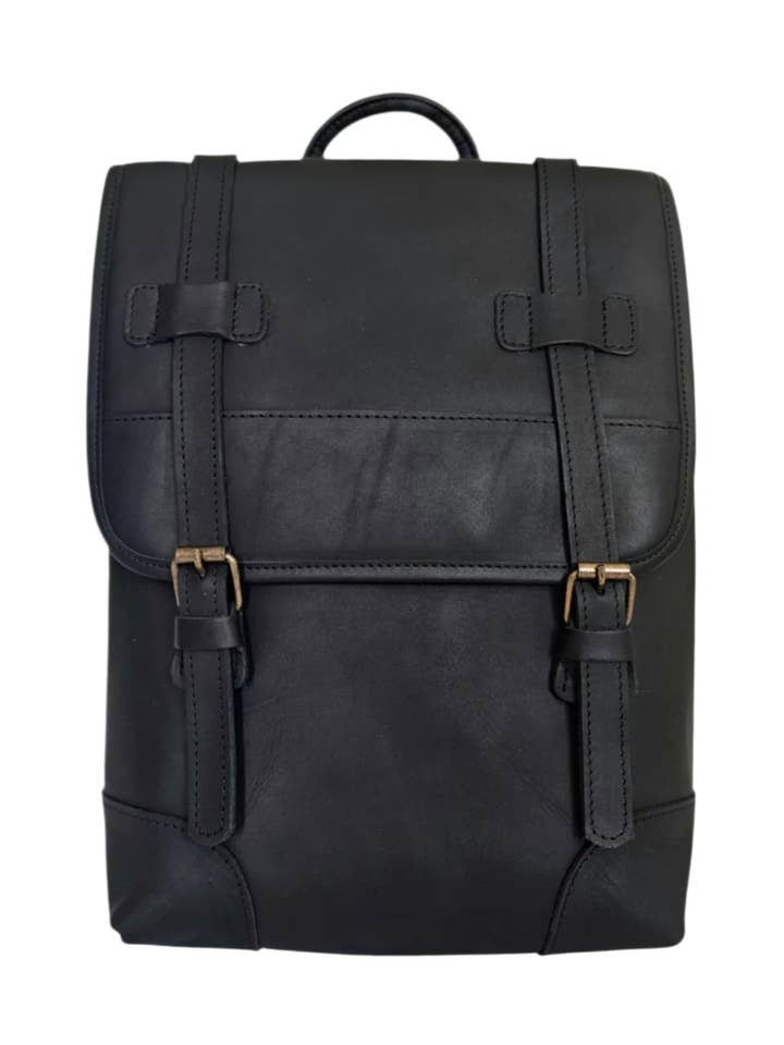 The Ferrano Leather Backpack for wholesale by MBH Leather