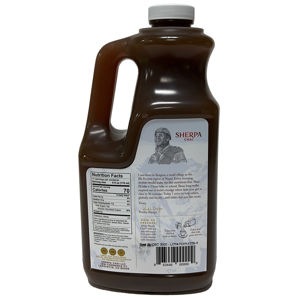 Sherpa Chai - Wholesale Iced Tea - Sherpa Chai Traditional Concentrate1