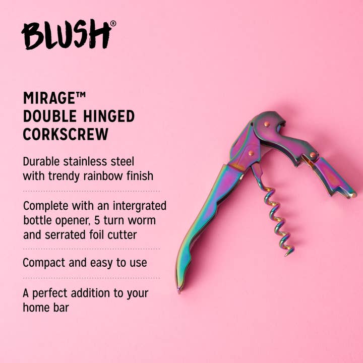 Blush - Wholesale Bottle/Wine Opener - Mirage Double Hinged Corkscrew5