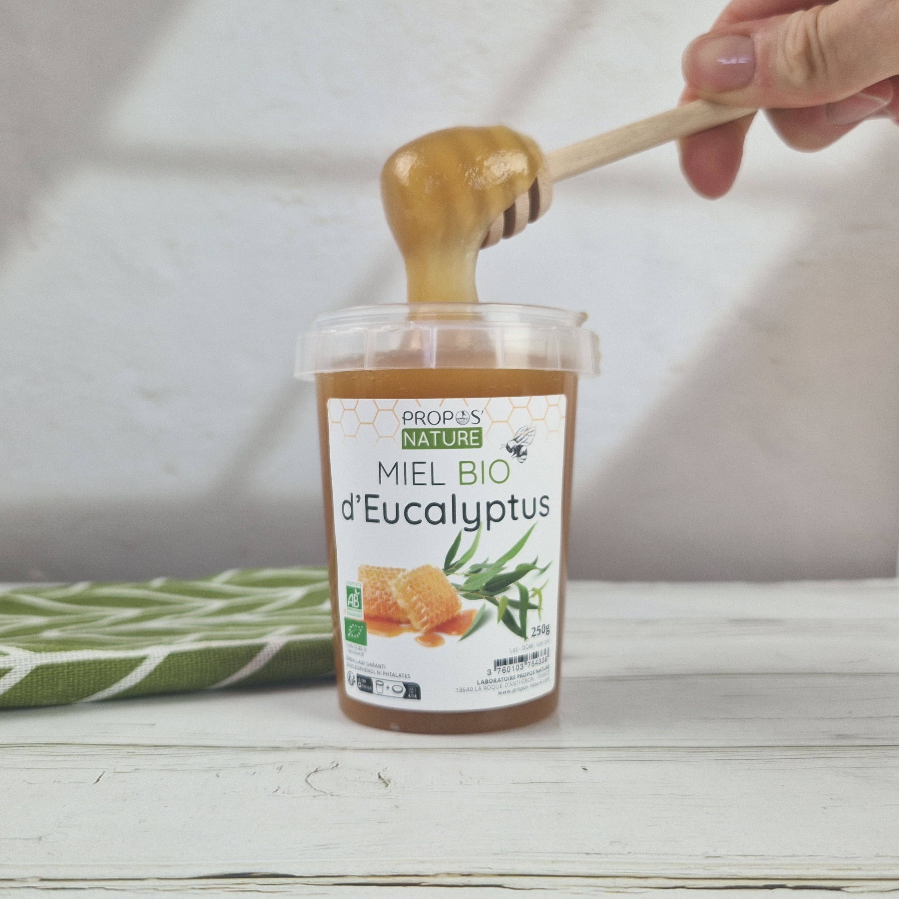 Propos'Nature – wholesale Honung – Ekologisk eukalyptushonung 250 g2