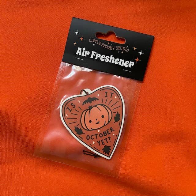 Is het al oktober luchtverfrisser voor wholesale door Little Spooky Studio