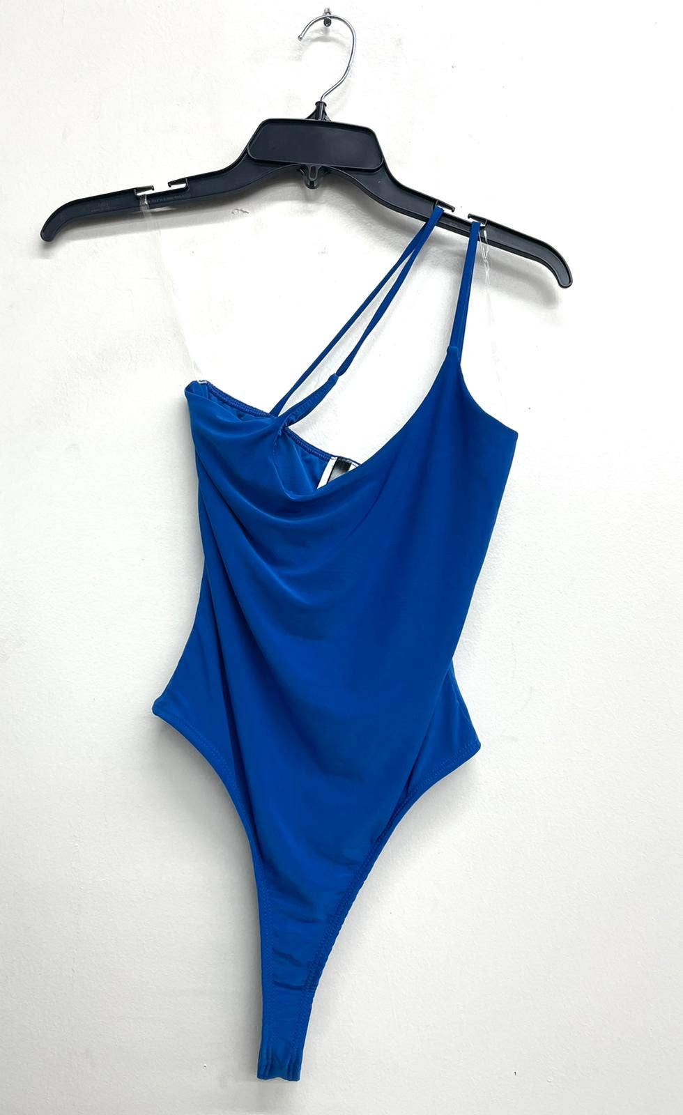 Uptown Apparel - Wholesale Bodysuit - Women's - J6997 One Shoulder Double Straps Slinky Bodysuit9