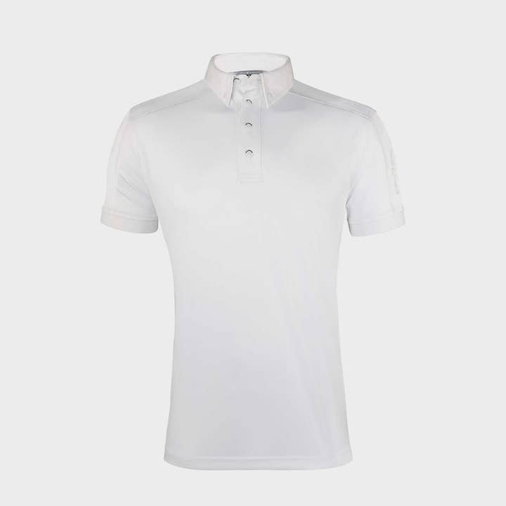 Abraham Golfpolo - weiß für den Großhandel von WHAT BUNKERS