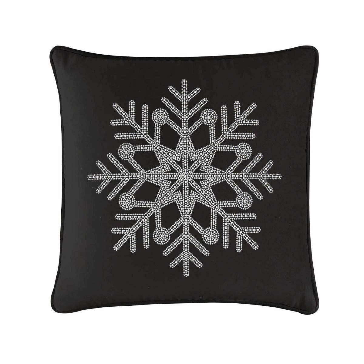 Sparkles Home - Wholesale Throw/Decorative Pillow - Rhinestone Snowflake Pillow23