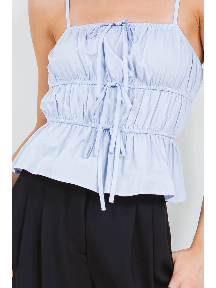 Beige CAMISETA SIN MANGAS DE POPELINA de venta al por mayor en Faire14