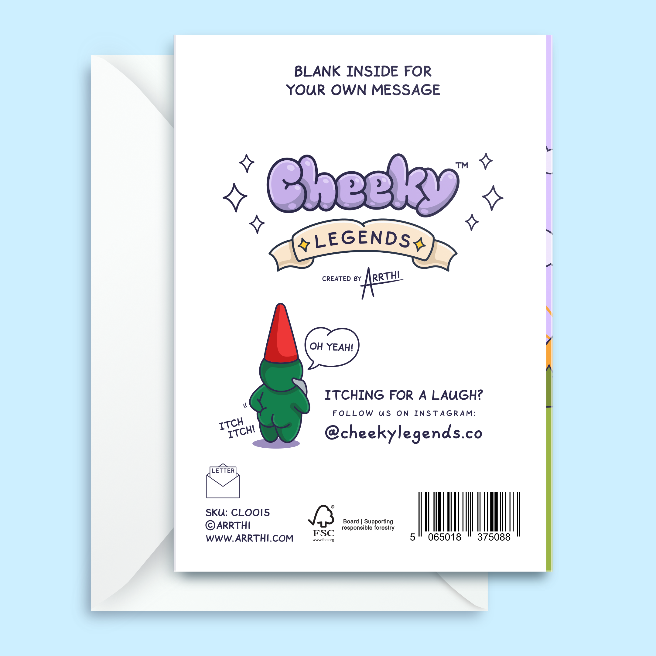 Cheeky Legends - Wholesale Housewarming Card - Gnome Sweet Gnome - Cute New Home Card - Cheeky Garden Couple3