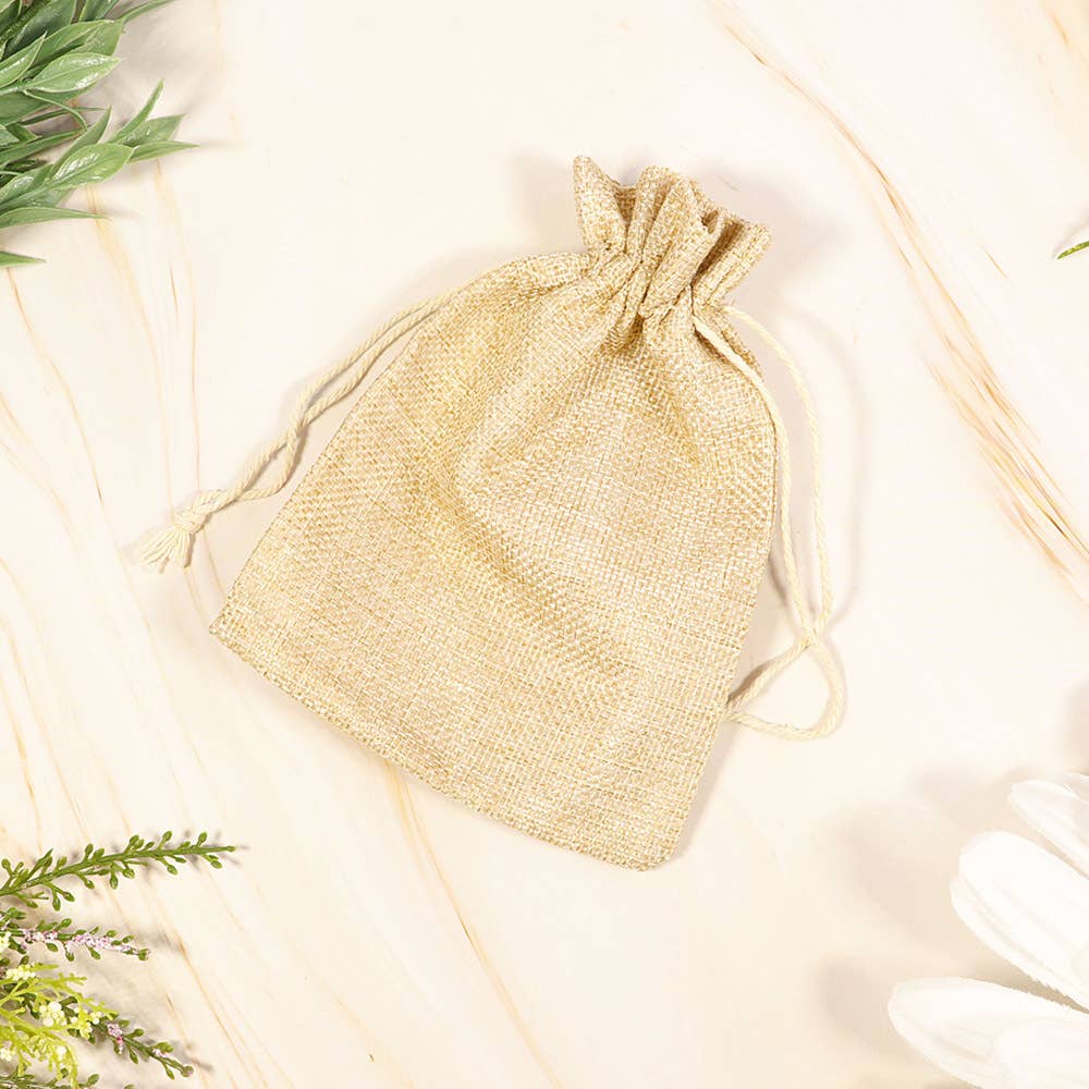 Natures Artifacts Inc - Wholesale Gift Bag - Jute Gem Bags - Large (Pack of 12)3