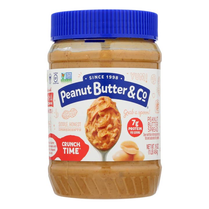 Everyday Supply Co - Wholesale Nut Butter - Crunchy Peanut Butter - Pack of 6 - 16 Oz Each