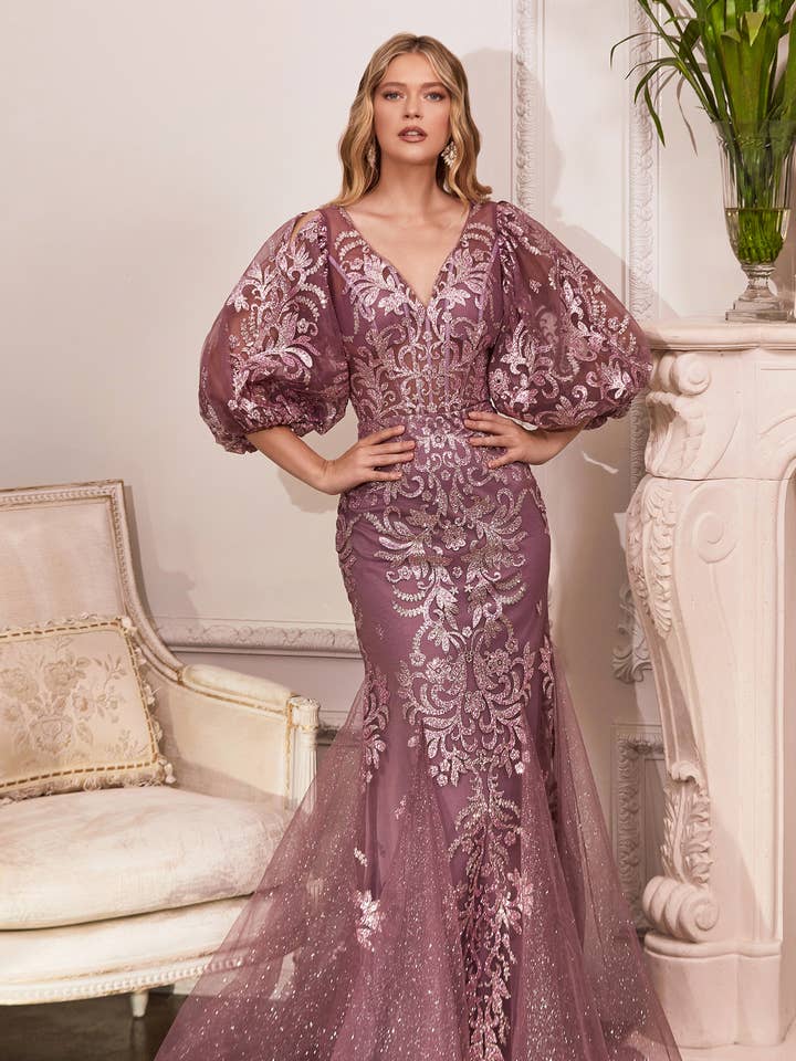 MERMAID GLITTER PRINT GOWN
for wholesale by Ladivine by Cinderella Divine