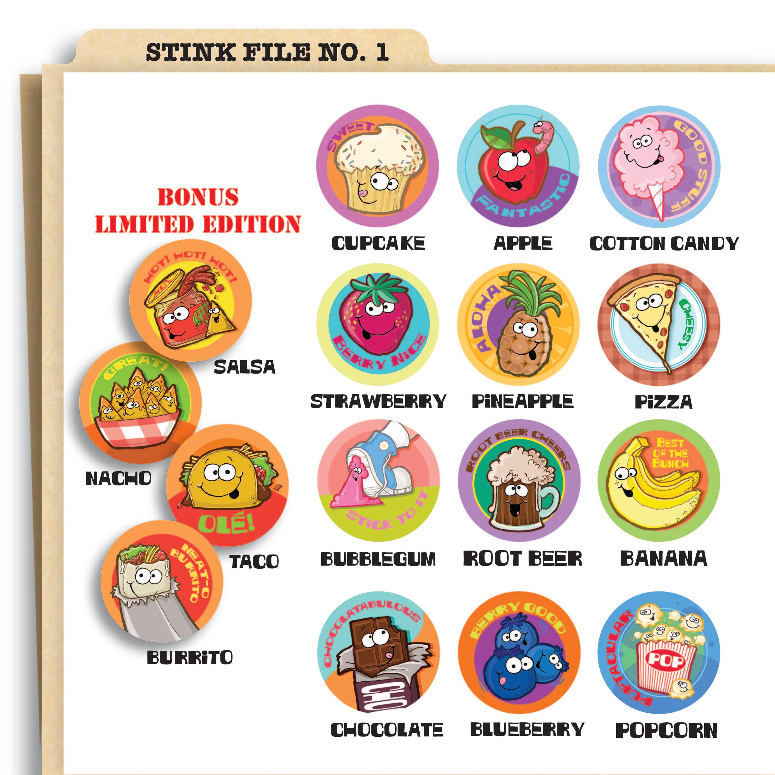 JFL Enterprises - Wholesale Sticker - Kids & Baby - Scratch & Sniff Sticker No.1 Floor Assortment2