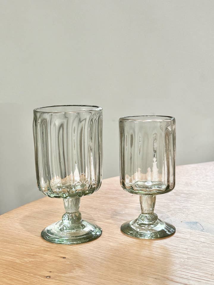 Handblown Camille Wine Glass for wholesale by Villa Lua Home