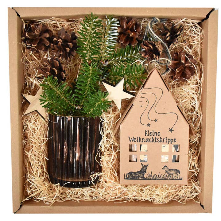 Wunderle GmbH - Venta al por mayor Caja de regalo - Caja de regalo para cuna de Navidad WOW box