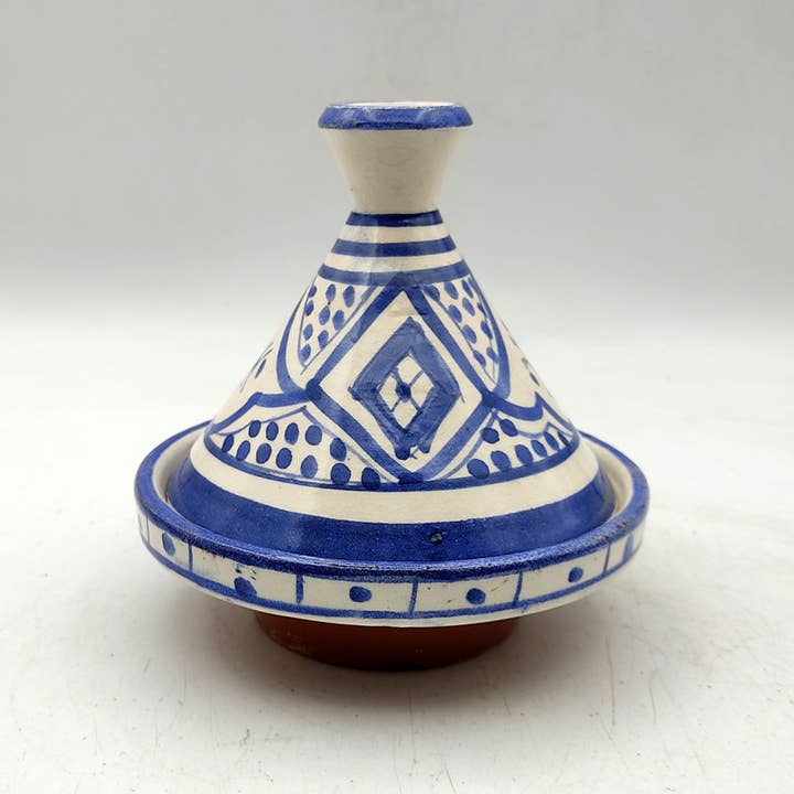 Etnico Arredo - Vente Assiettes/plats/bols de décoration - Mini tajine ethnique marocaine, épices marocaines, sauces en céramique, terre cuite 1702221308