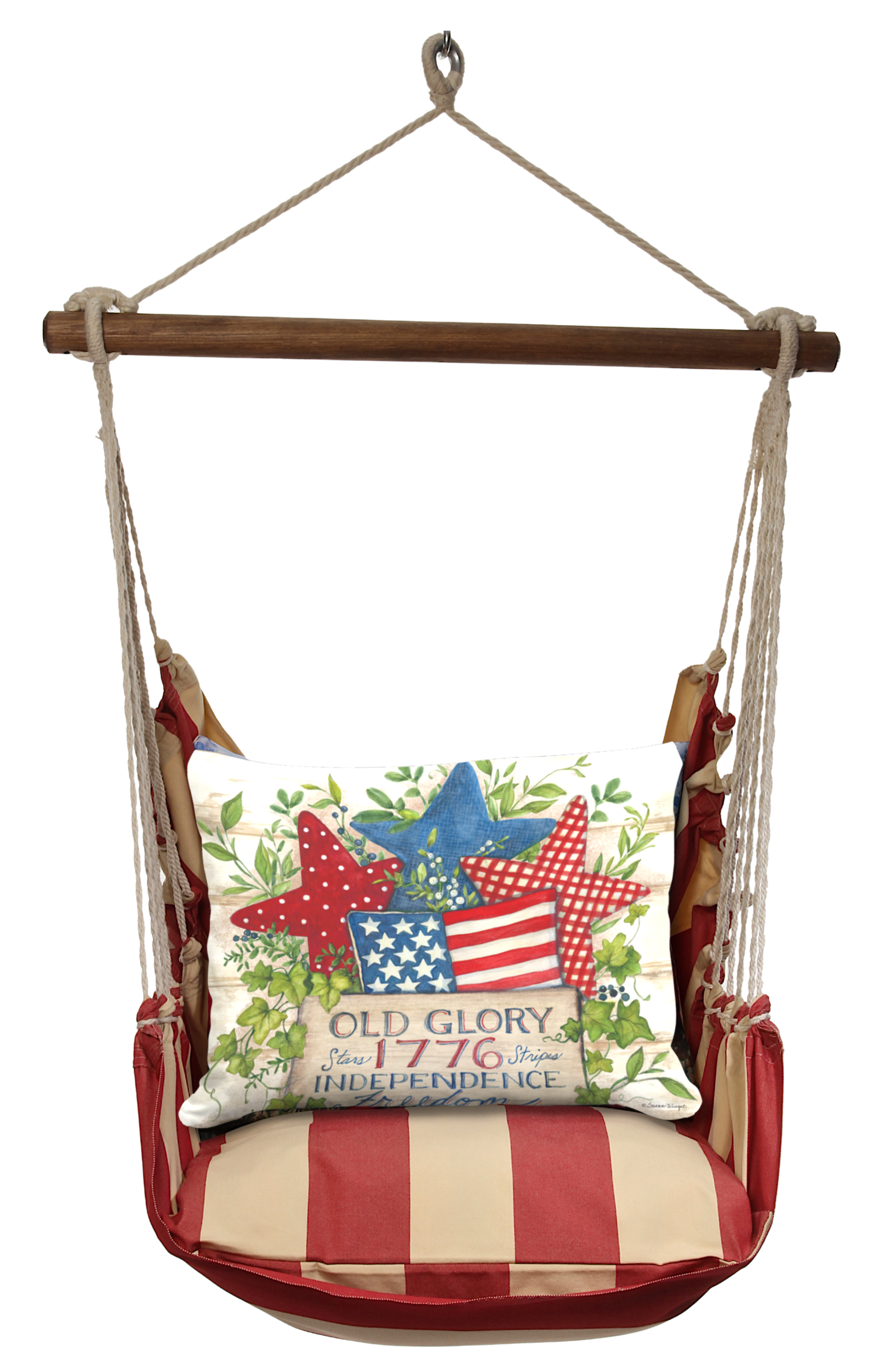 Magnolia Casual - Wholesale Swing Set - Hammock Swing 4-Piece Set indoor / outdoor - Americana5