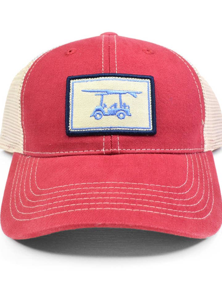 Trucker Hat - Crimson Red for wholesale by Bald Head Blues