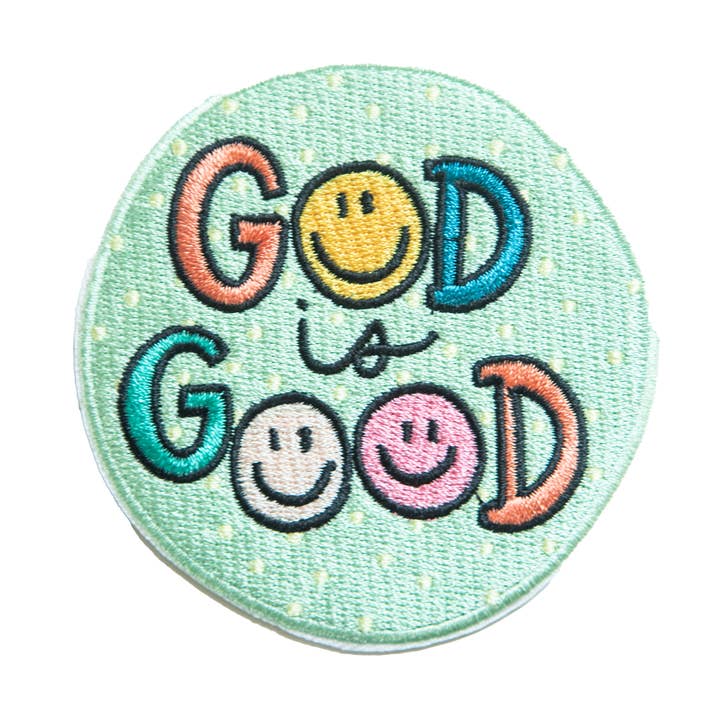 God is Good Hat Patch for wholesale by Kingfolk Co