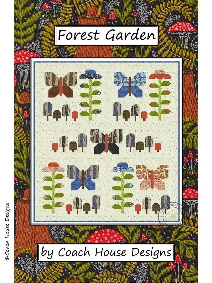 Skogsträdgård Quiltmönster för wholesale av Coach House Designs