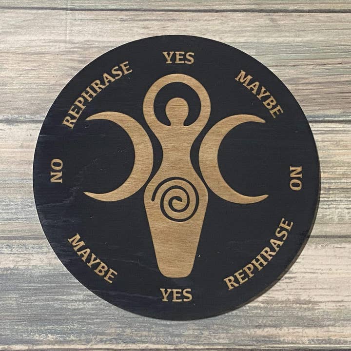 Planche à pendule de la lune déesse pour la vente par Zen and Meow