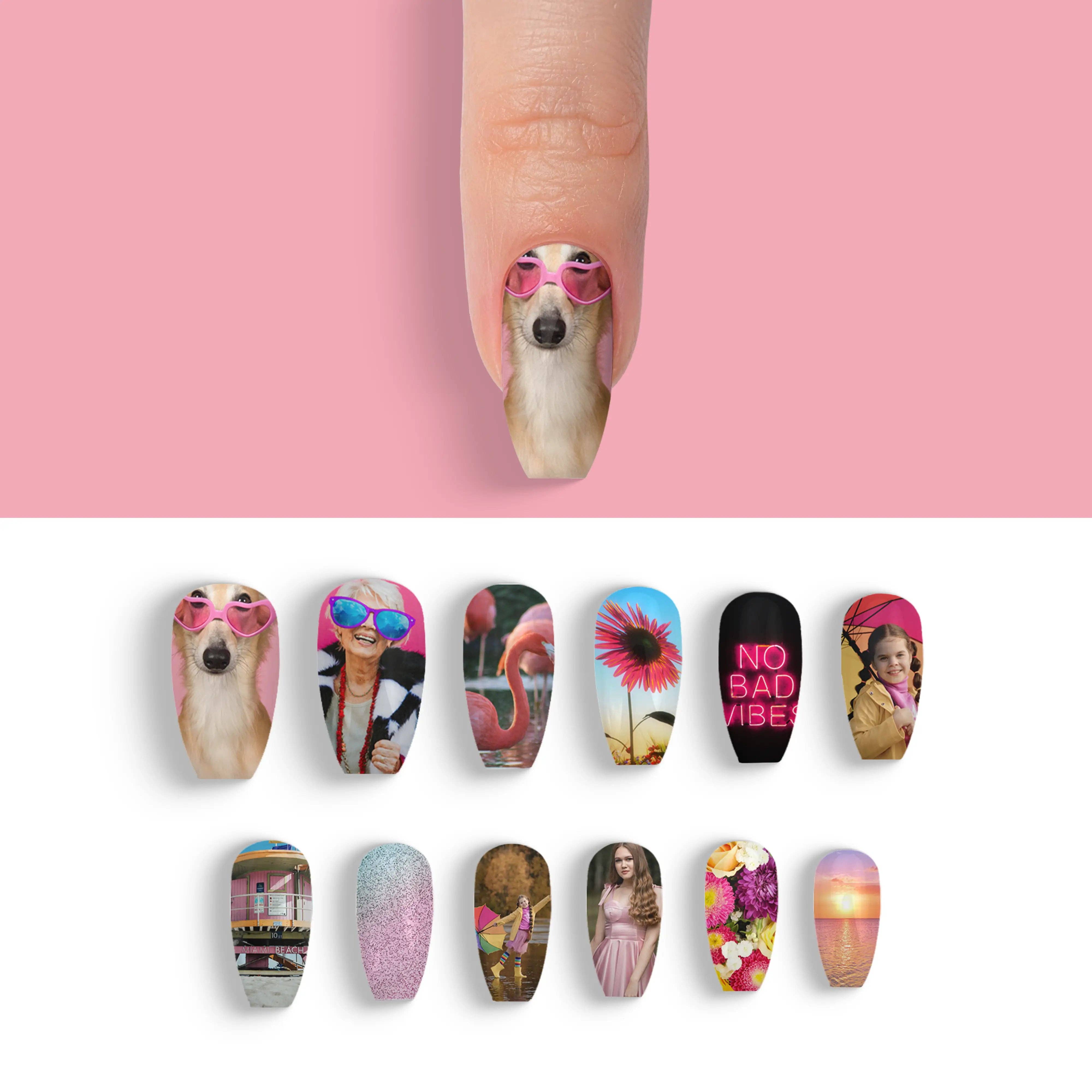 FYNE BODY - Wholesale Press-on/fake nails - Design Your Own Custom Press-On Nails - Oval57