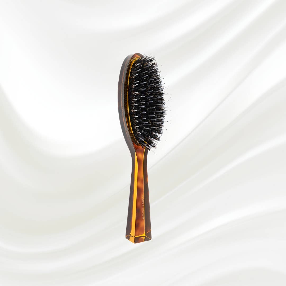 Koh-I-Noor - Wholesale Hair Brush/Comb - Jaspe Pneumatic Boar and Nylon Pin Oval Brush, Small
