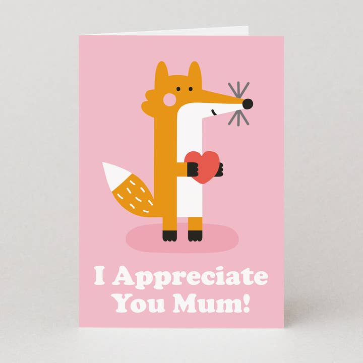 I Appreciate You Mum Card | Mothers Day Cards | Mum Birthday for wholesale by Studio Boketto