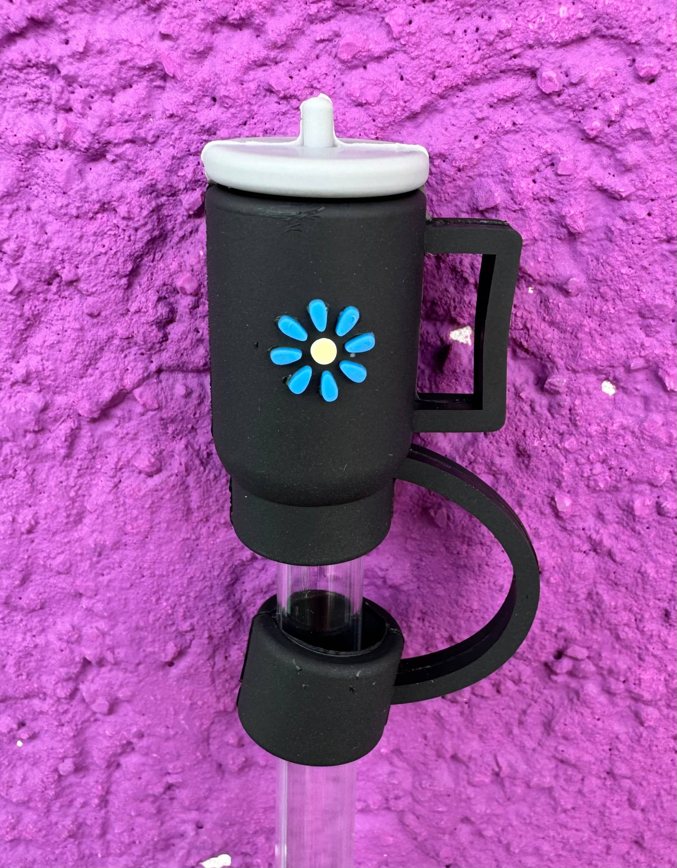 Briano Wholesale - Wholesale Drinking Straw - Tumbler Flower Large Straw Toppers0