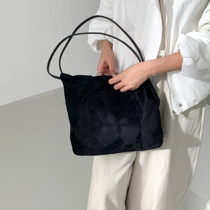 Little Light - Wholesale Shoulder Bag - Women's - Stella Soft Suede Gather Bucket Bag16