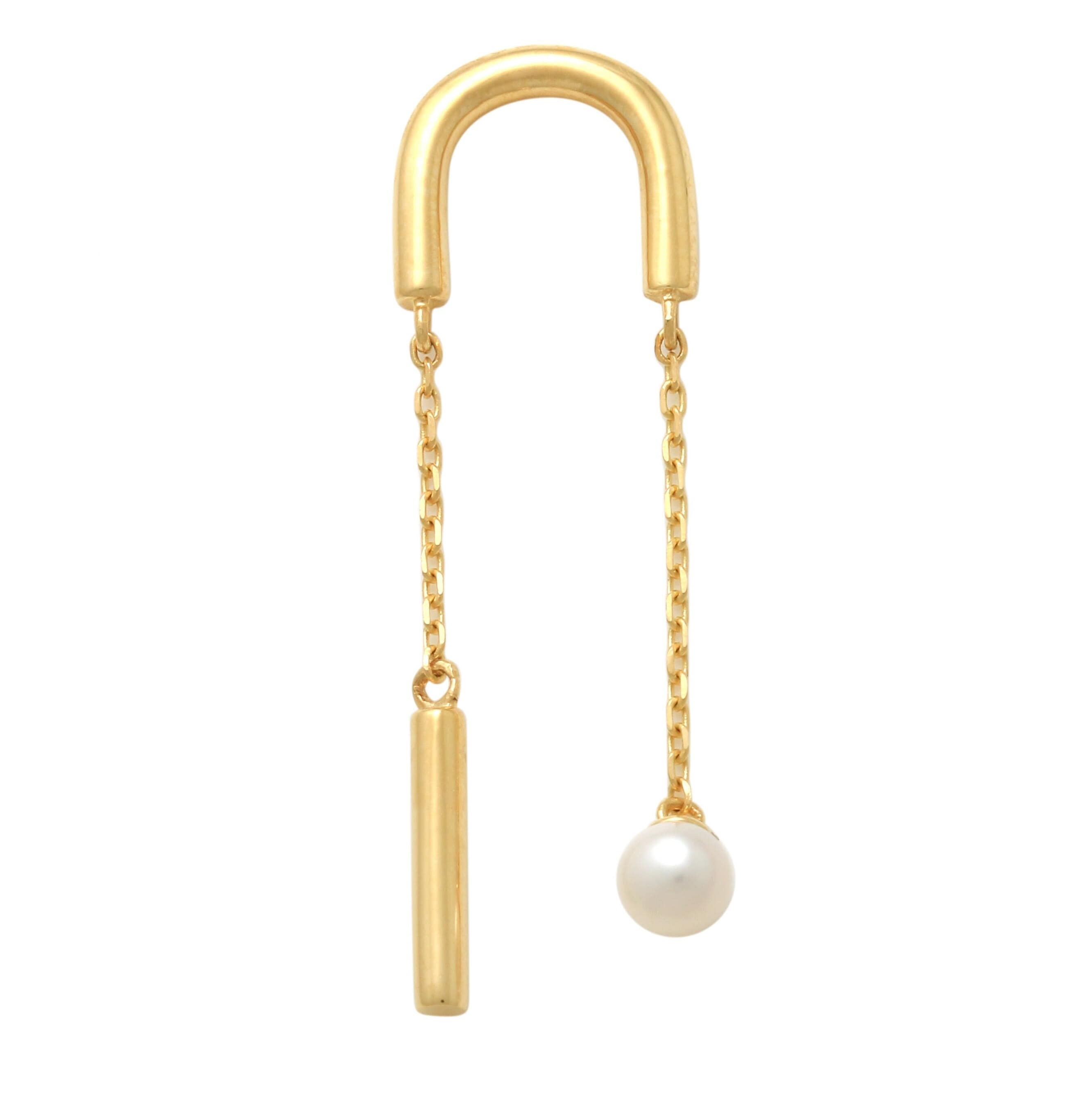 Zahav Jewelry - Wholesale Belly Ring - 10kt Solid Gold Threaded Belly Ring | Belly Button rings | Body Jewelry | Dangle Belly Ring | Everyday Jewelry | Pearl Belly Ring0