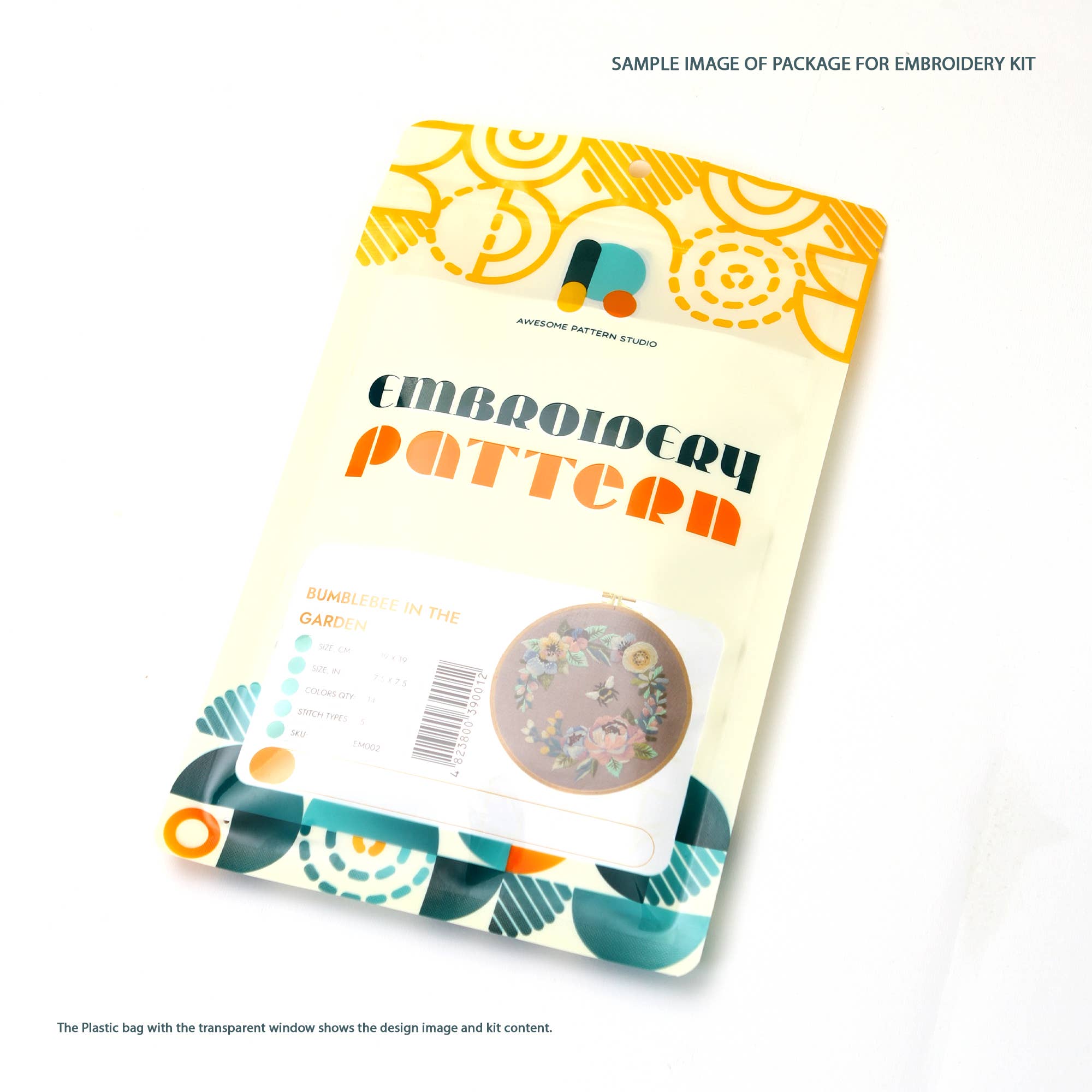 Awesome Pattern Studio - Wholesale Embroidery/Cross Stitch Supplies - Cute House Plants Embroidery Kit2