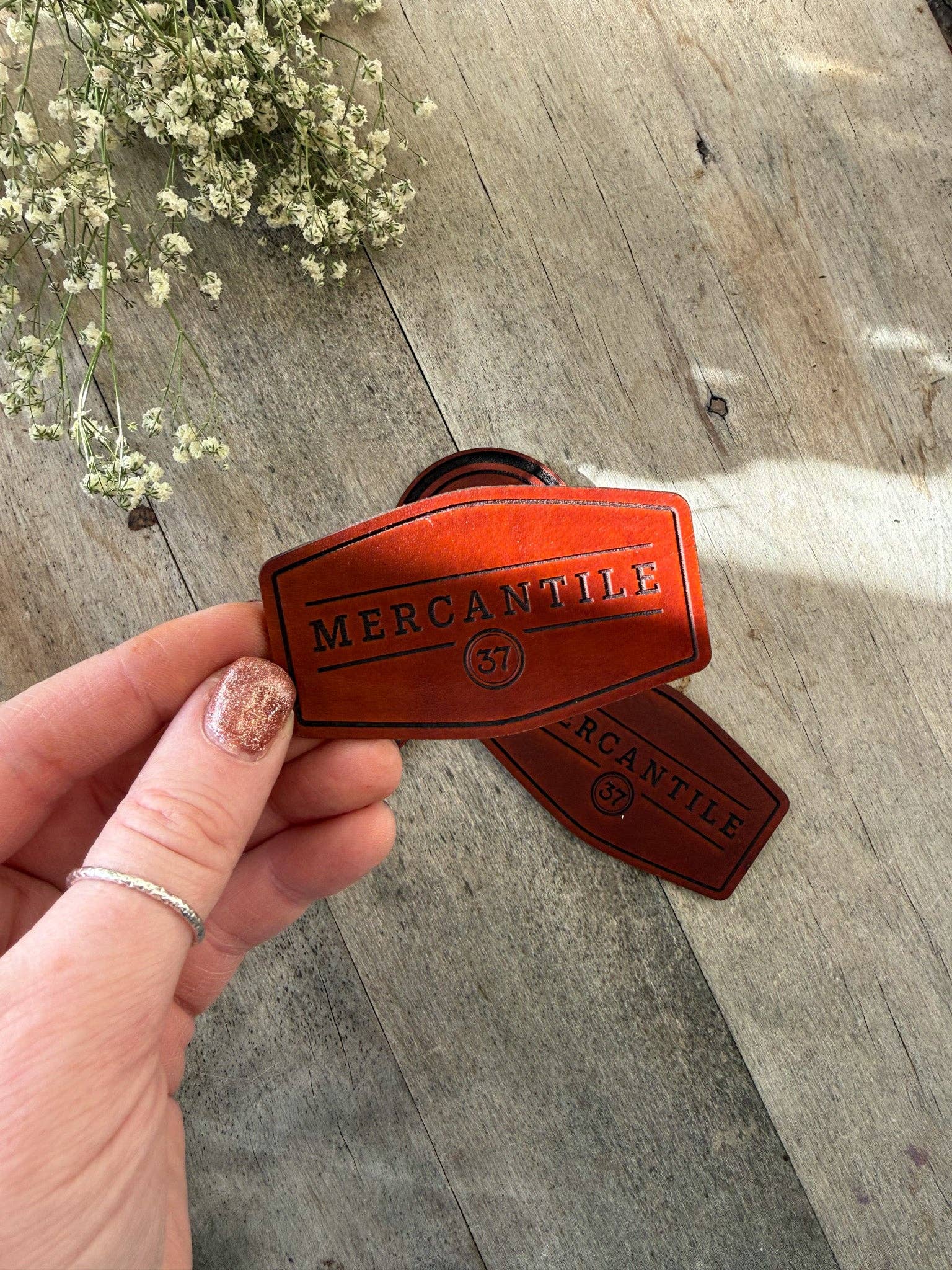 Left Grain - Wholesale Patch - Custom Leather Patch – Patch Only4