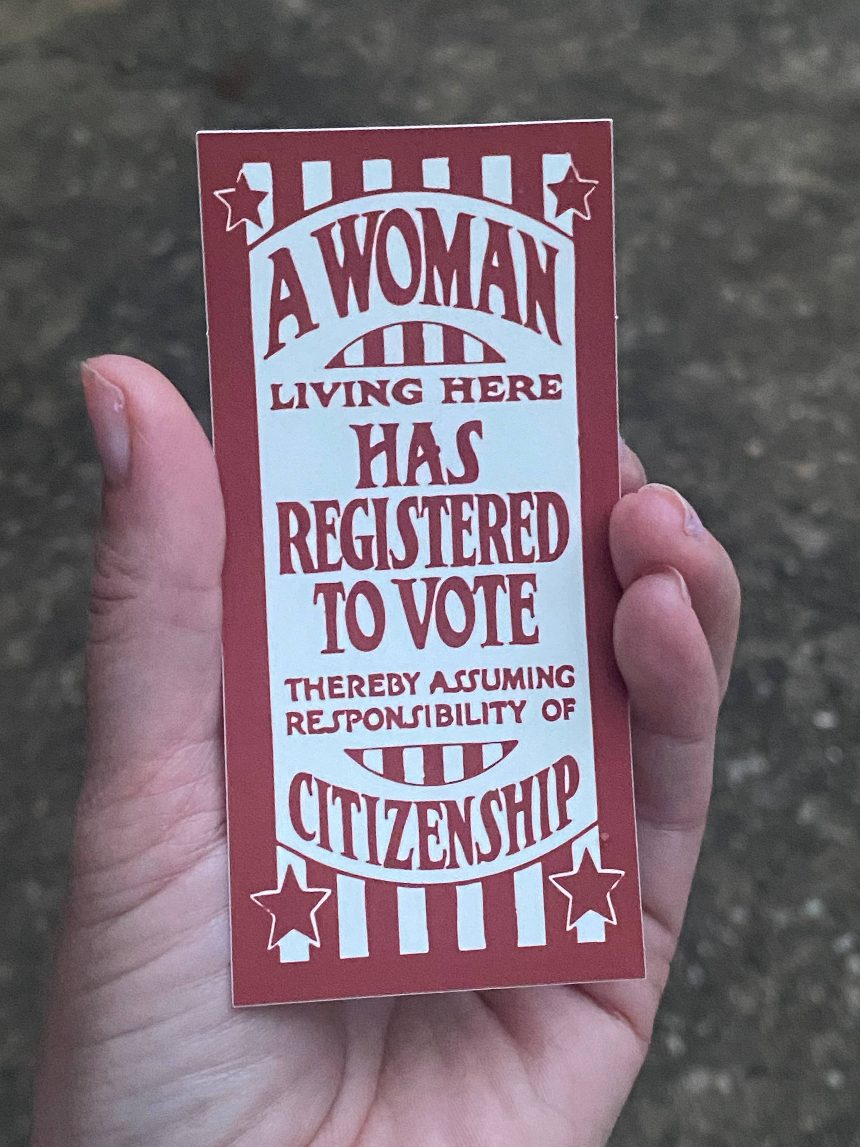 Old Try - Wholesale Sticker - Woman Registered Sticker3