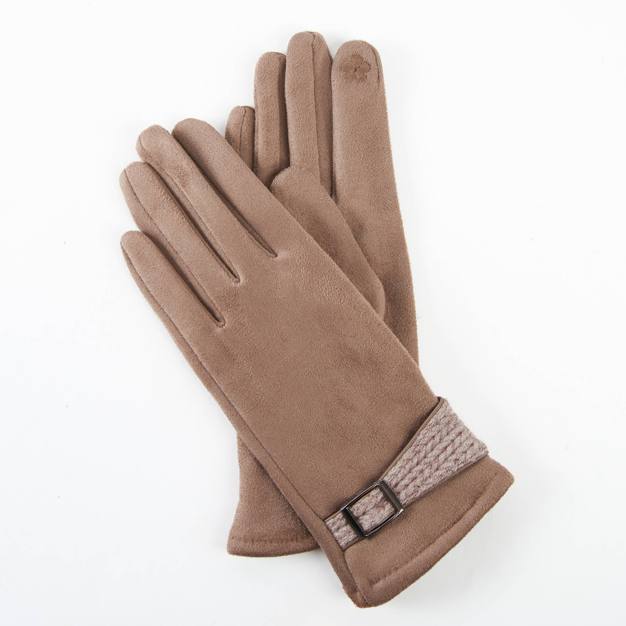 Howard's - Venta al por mayor Guantes - Mujer - Guantes de invierno con puño y cinturón para pantallas táctiles Anna2