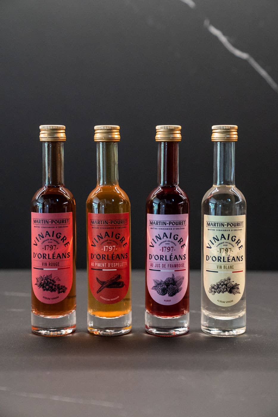 Martin-Pouret - Wholesale Vinegar - “Discovery 4 Vinegars 10cl” box2