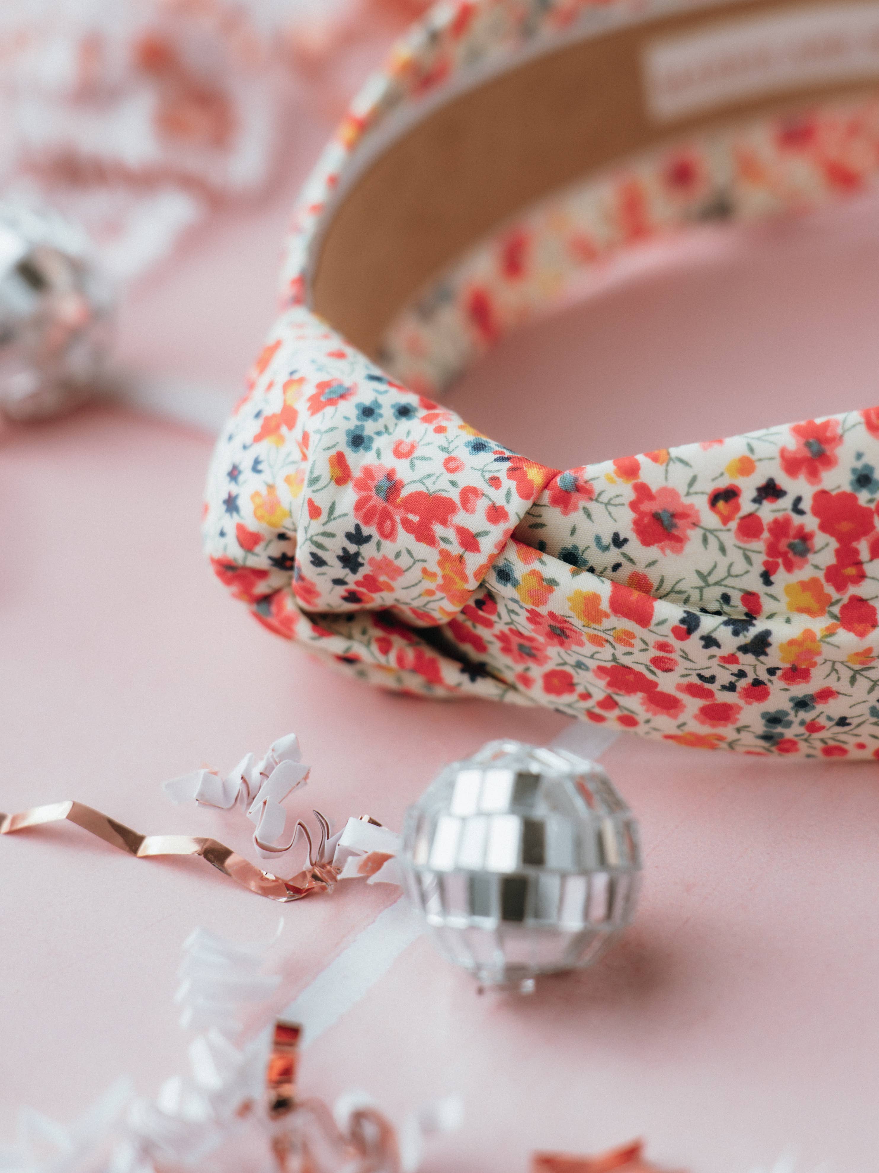 Maddie and Me Handmade - Wholesale Fashion Headband - Women's - Comfortable Floral Liberty of London Women's Knot Headband4