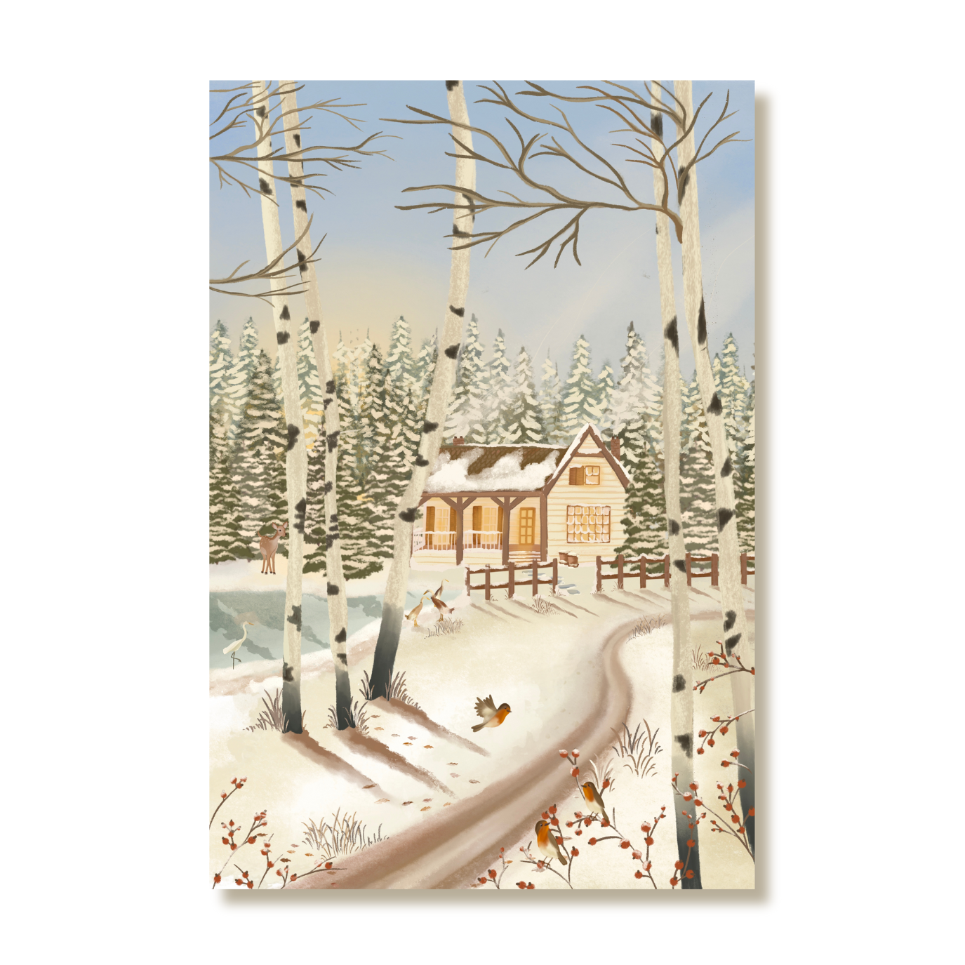 Nicolet Boon - Wholesale Postcard Set - Set Of 5 A6 Christmas Postcards2