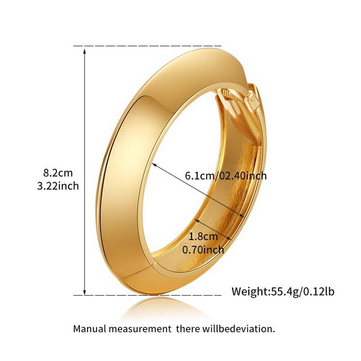 ACCITY - Wholesale Cuff Bracelet - NEW DESIGN HIGH-END SMOOTH RING BRACELET_CWMM30851